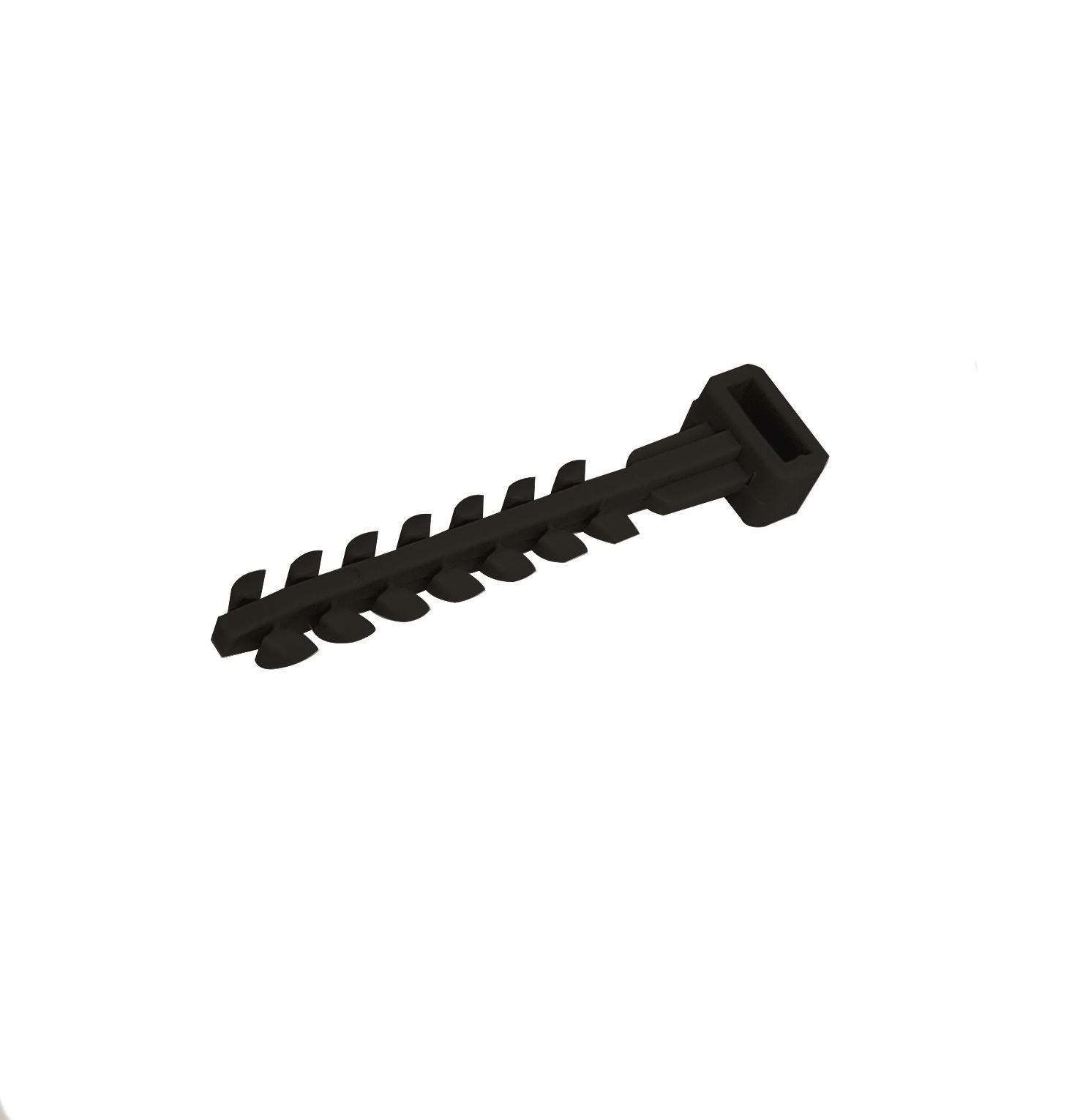 Cable-tie wall plug